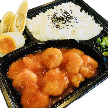 エビチリ＆春巻弁当