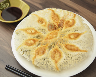 羽付き焼き餃子10個(氷花煎餃)