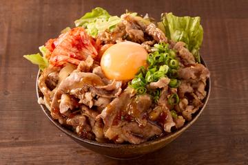 牛カルビのスタミナ焼肉丼 Beef Kalbi Stamina Yakiniku Bowl