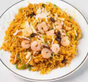 スパイスシーフードビリヤニ Spice seafood biryani
