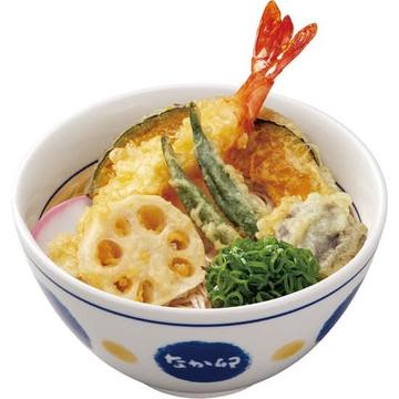 海老天ぷらそば（5種盛り） Shrimp & Veggie Tempura Soba Noodle(5 Kinds)