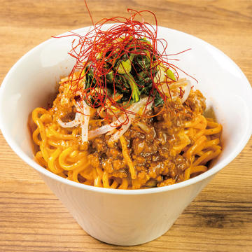 汁なし辛増しごま豆乳担々麺  Spicy sesame soy milk Soupless Dandan noodles