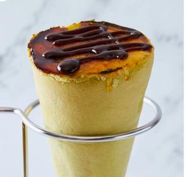 抹茶チョコアイスクレープブリュレ Matcha ＆ Choco Ice Cream Crepe Brulee