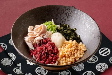 梅ふぶきおろし豚しゃぶ冷やしぶっかけうどん
