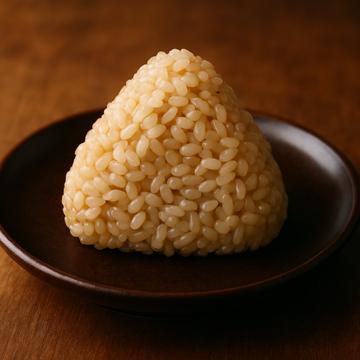 しおむすび 玄米 brown rice ball with salt
