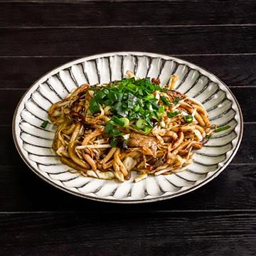 基本のうどん焼き Basic Grilled Udon
