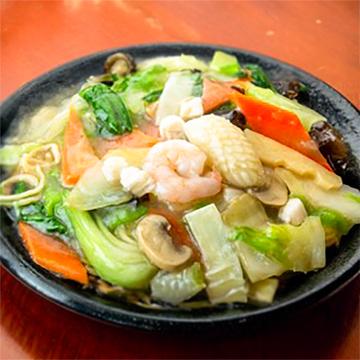 五目あんかけ焼きそば