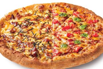 【45%OFF】ピザハット・マルゲリータ/直火焼テリマヨチキン (ハーフ＆ハーフMサイズ)