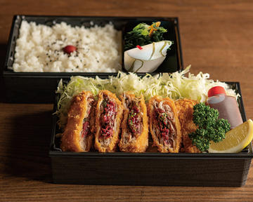 梅しそ重ねカツ弁当