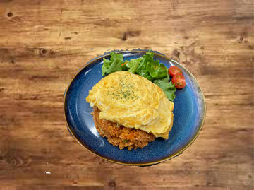 【ランチサラダセット】オムライス | 【Lunch Salad Set】Omelette Rice (Omurice)