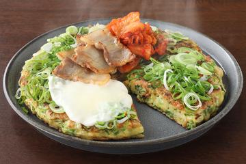 豚キムチチーズねぎ焼き