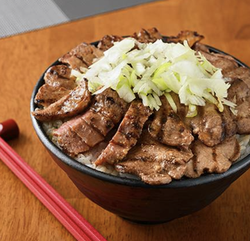 合盛りネギ牛タン丼 Mixed Green Onion Beef Tongue