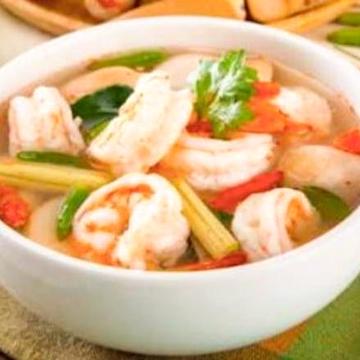 トムヤムクン(透明スープ)