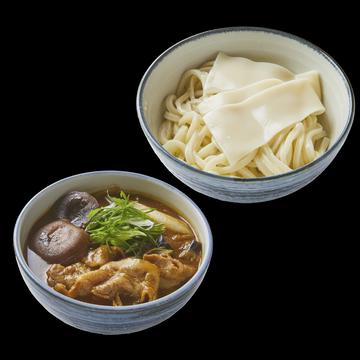 椎茸黒カレー肉汁うどん