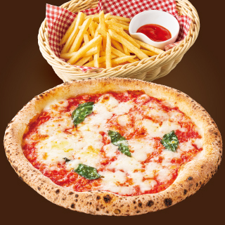 プレミアム バジルのマルゲリータ＆ポテトセット