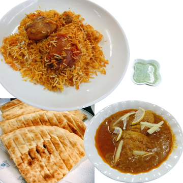 セットB(ビリヤニ&カレーセット)