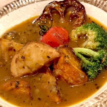 ごろごろ野菜のスープカレー