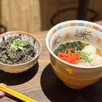 アーサそばイカ墨じゅーしーセット
