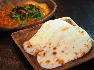 ほうれん草ナンカレー