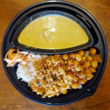 3種盛マッシュルーム・チャナ・キーマ弁当