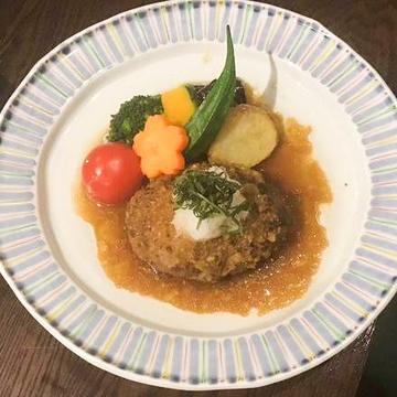 手作りジャポネソースのハンバーグ