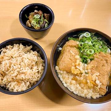 でんきつねうどんセット