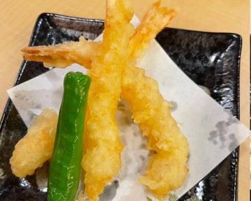 天然エビの天ぷら