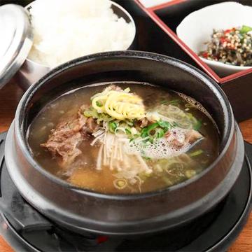 カルビタン(韓国惣菜3品、ご飯大盛り無料)