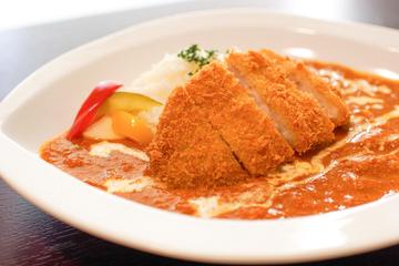 バターチキンカレー 豚カツトッピング!
