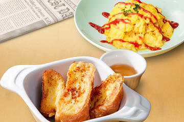 魅惑のフレンチトースト＆ミニふわとろオムライス ～French toast with Mini omelet rice～