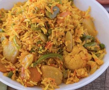 野菜ビリヤニ vegetable biryani