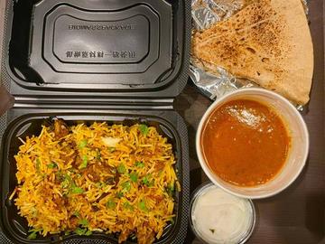 骨付きマトンビリヤニ＆選べるカレーセット mutton biryani ＆ curry set