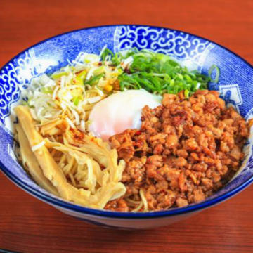 まぜそば(温玉) Mixed Soba (With Soft-Boiled Egg)