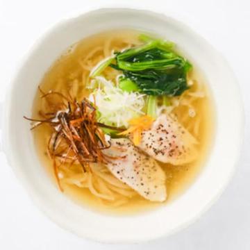 煮干し夜鳴きラーメン塩大盛