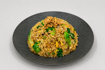 レタスと肉味噌焼飯