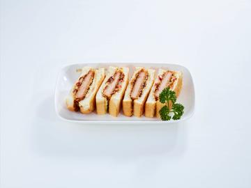 Soyハムカツホットサンド SoyHam cutlet sandwich