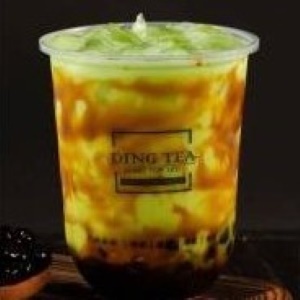 黒糖抹茶タピオカミルク
