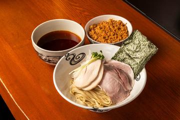 旨辛鶏清湯油つけ麺+鶏旨辛丼セット