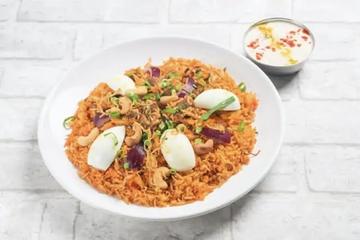 スペシャル ミックス チキンビリヤニ ( With Raita ライタ付き )  Sp Mix Chicken Biryani
