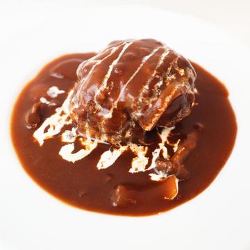 ハーフハンバーグ harf-sized hamburger steak