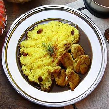 長州鶏のチキンカレー