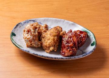 鶏の唐揚げ3種盛り合わせ 各種2個ずつ