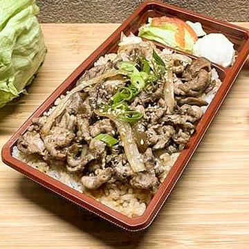 国産炭火豚肉弁当