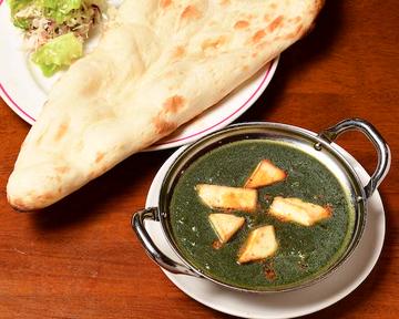 ほうれん草とチーズカレー Spinach and cheese curry