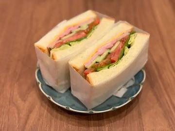 ハムチーズ野菜サンドセット