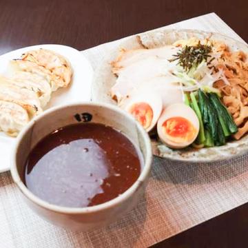 本家 田ぶしつけ麺+焼き餃子