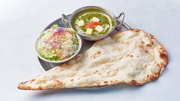 ほうれん草パニルカレーセット Sag Paneer Curry Set