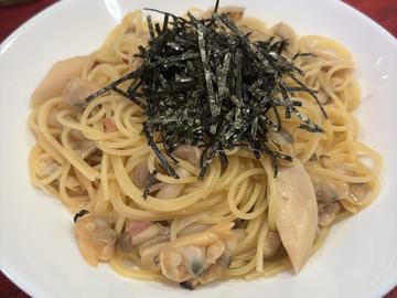 アサリとキノコのバター醤油スパゲッティ