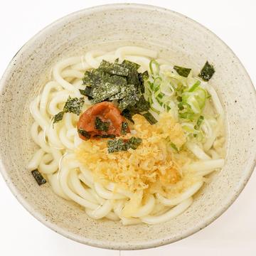 つめたい塩うどん・そば(梅干し付き)(デリバリー商品)
