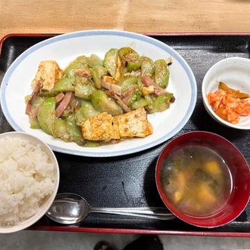 ヘチマの味噌煮